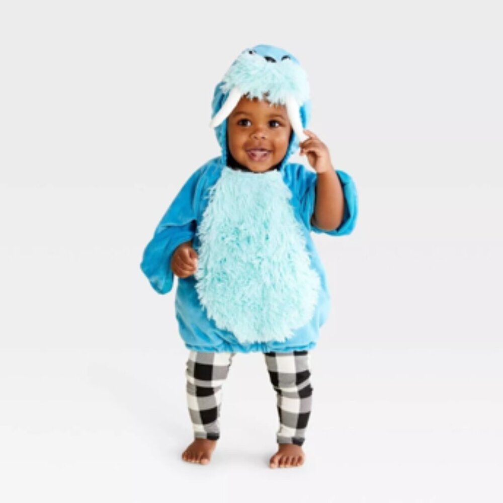 Hyde and Eek! Boutique Adorable Infant Walrus Hood Costume Size 0-6 Months NWT